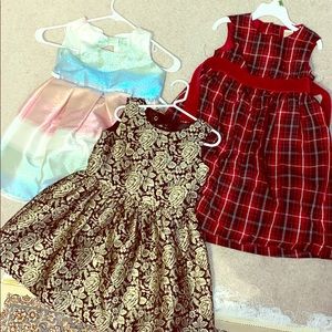 Lot of 3 5T dresses - EUC